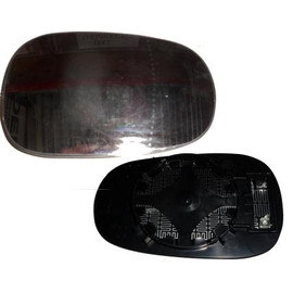 05- LOGAN Clio 01-/NS Micra 03- СТЕКЛО ЗЕРКАЛА ЛЕВ С ПОДОГРЕВ (convex) (RNLOG05-461-L)