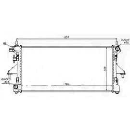 BOXER CT JUMPER/FIAT DUCATO РАДИАТОР ОХЛАЖДЕН (см.каталог) 06- (PGBOX06-912)
