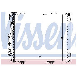 W124 РАДИАТОР ОХЛАЖДЕН (NISSENS) (NRF) (см.каталог) 84-93 (MD12484-915)