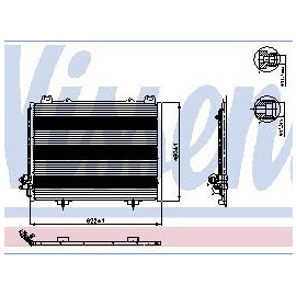 W210 КОНДЕНСАТОР КОНДИЦ (см.каталог) 95-03 (MD21095-930)