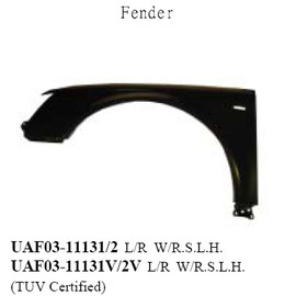 A4 05-08 Крыло прав с отв для поворотника