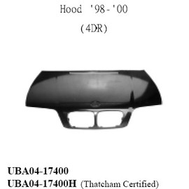 E46 98-03 Капот (седан) 98-00