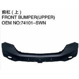 CR-V 06-12 Бампер передний верх 10- с отв под птф