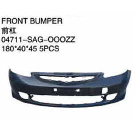 JAZZ/FIT 02-07 Бампер передний 00-03 с отв под птф